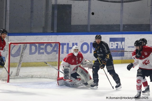 Photo hockey match Rouen - Amiens  le 12/03/2025