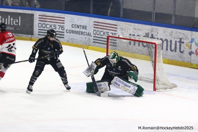 Photo hockey match Rouen - Amiens  le 12/03/2025