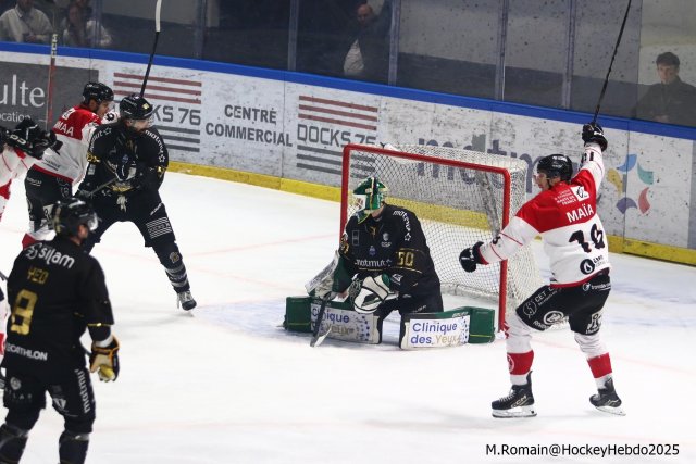 Photo hockey match Rouen - Amiens  le 12/03/2025