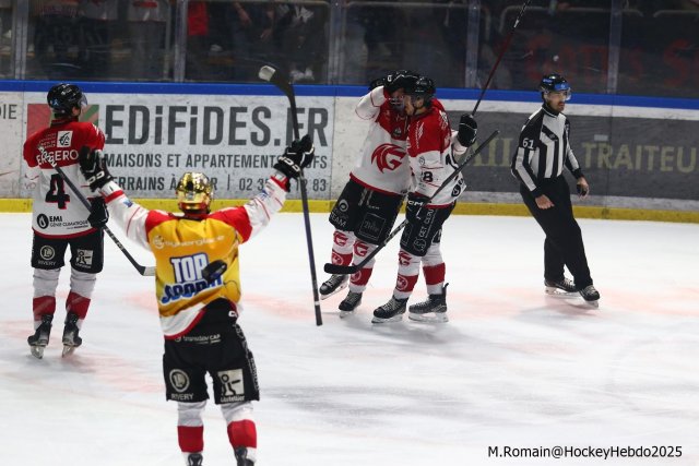 Photo hockey match Rouen - Amiens  le 12/03/2025