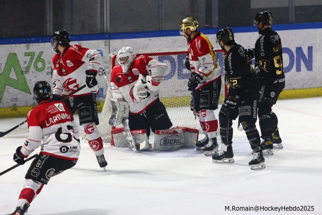 Photo hockey match Rouen - Amiens  le 12/03/2025