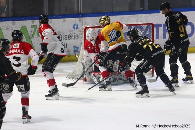 Photo hockey match Rouen - Amiens  le 12/03/2025