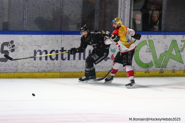 Photo hockey match Rouen - Amiens  le 12/03/2025