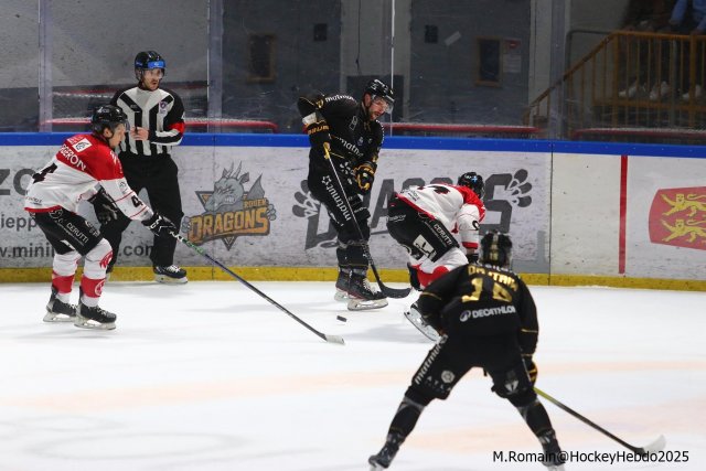 Photo hockey match Rouen - Amiens  le 12/03/2025
