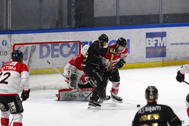 Photo hockey match Rouen - Amiens  le 12/03/2025