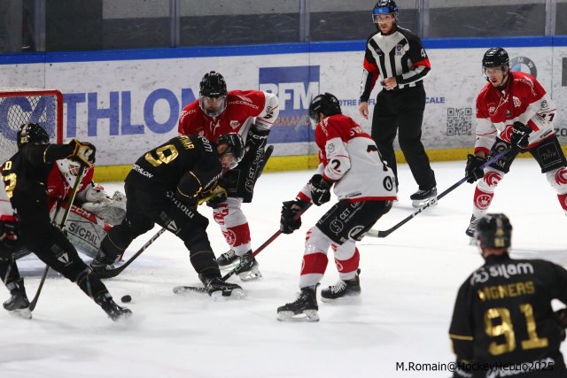 Photo hockey match Rouen - Amiens  le 12/03/2025