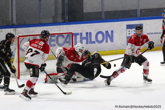 Photo hockey match Rouen - Amiens  le 12/03/2025