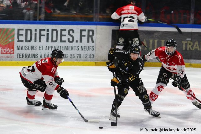 Photo hockey match Rouen - Amiens  le 12/03/2025