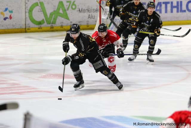 Photo hockey match Rouen - Amiens  le 12/03/2025
