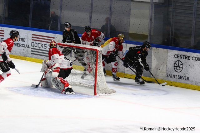 Photo hockey match Rouen - Amiens  le 12/03/2025