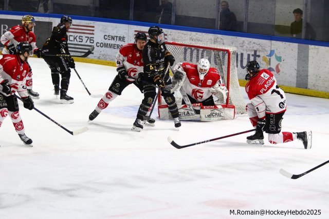 Photo hockey match Rouen - Amiens  le 12/03/2025