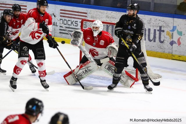 Photo hockey match Rouen - Amiens  le 12/03/2025