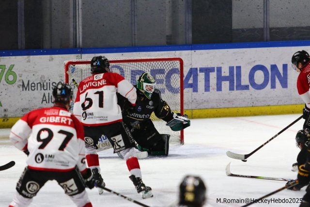 Photo hockey match Rouen - Amiens  le 12/03/2025