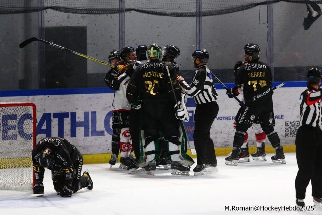 Photo hockey match Rouen - Amiens  le 12/03/2025