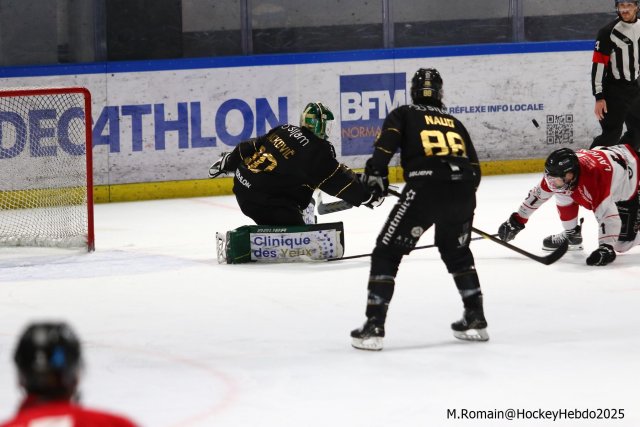 Photo hockey match Rouen - Amiens  le 12/03/2025