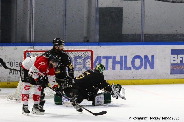 Photo hockey match Rouen - Amiens  le 12/03/2025