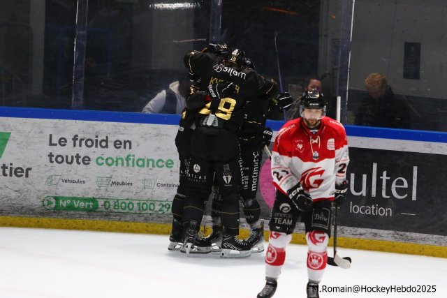 Photo hockey match Rouen - Amiens  le 12/03/2025