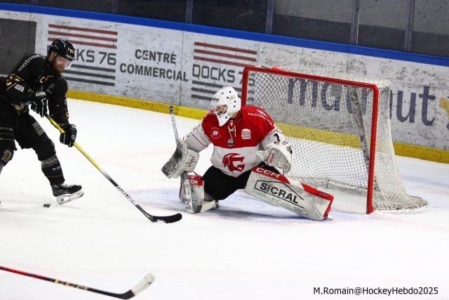 Photo hockey match Rouen - Amiens  le 12/03/2025