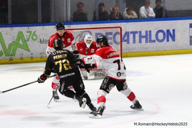 Photo hockey match Rouen - Amiens  le 12/03/2025