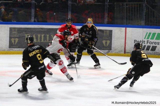 Photo hockey match Rouen - Amiens  le 12/03/2025