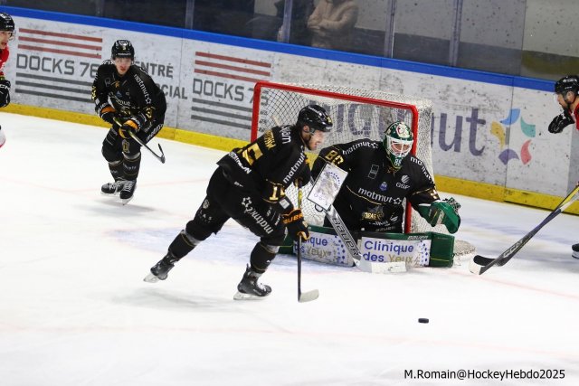 Photo hockey match Rouen - Amiens  le 12/03/2025