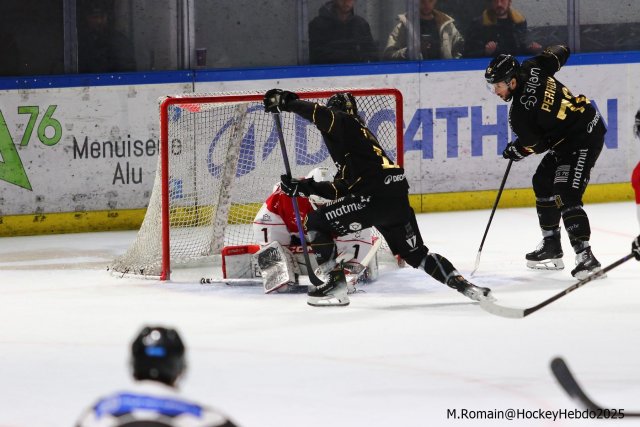 Photo hockey match Rouen - Amiens  le 12/03/2025
