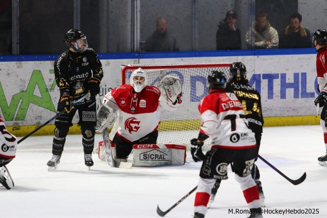 Photo hockey match Rouen - Amiens  le 12/03/2025