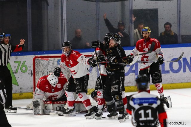 Photo hockey match Rouen - Amiens  le 12/03/2025