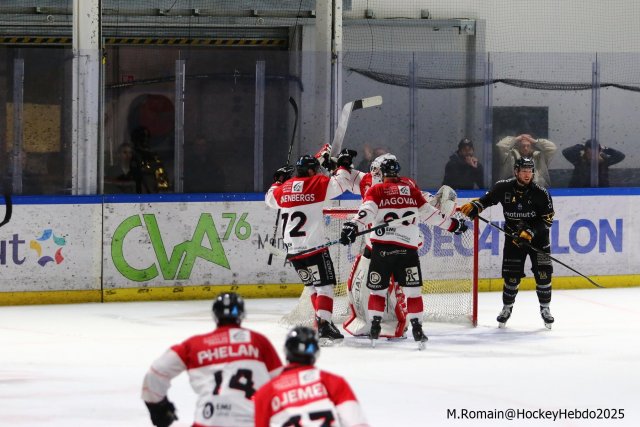 Photo hockey match Rouen - Amiens  le 12/03/2025