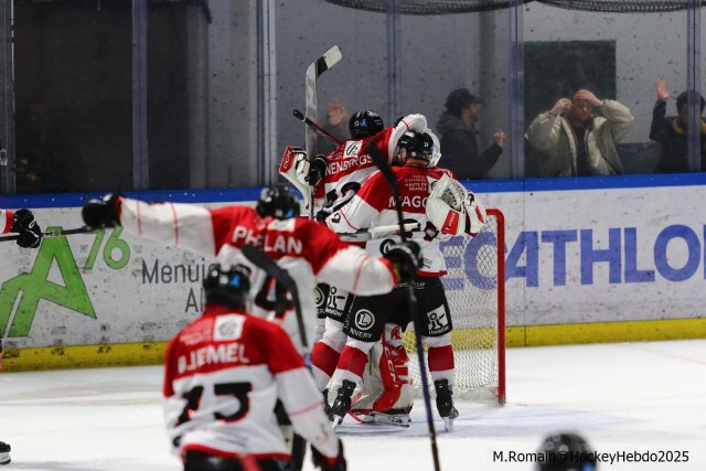Photo hockey match Rouen - Amiens  le 12/03/2025