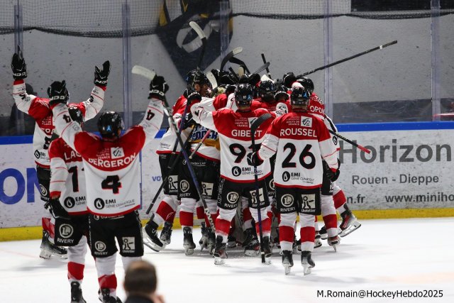 Photo hockey match Rouen - Amiens  le 12/03/2025