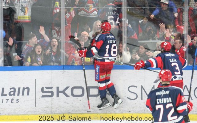 Photo hockey match Grenoble  - Amiens  le 15/03/2025
