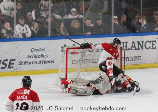 Photo hockey match Grenoble  - Amiens  le 15/03/2025