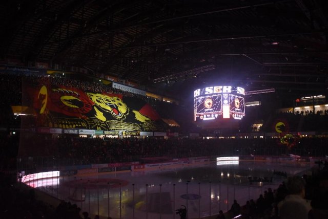 Photo hockey match Bern - Fribourg le 18/03/2025