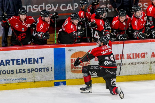 Photo hockey match Amiens  - Grenoble  le 18/03/2025