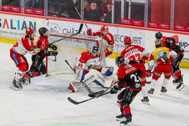 Photo hockey match Amiens  - Grenoble  le 18/03/2025