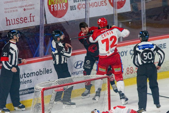 Photo hockey match Amiens  - Grenoble  le 19/03/2025