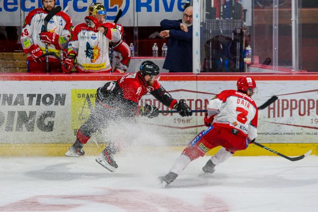 Photo hockey match Amiens  - Grenoble  le 19/03/2025