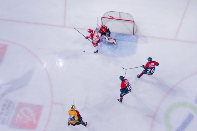 Photo hockey match Amiens  - Grenoble  le 19/03/2025
