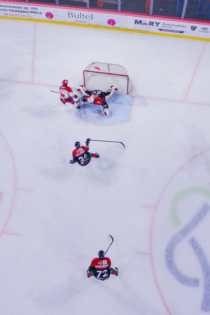 Photo hockey match Amiens  - Grenoble  le 19/03/2025