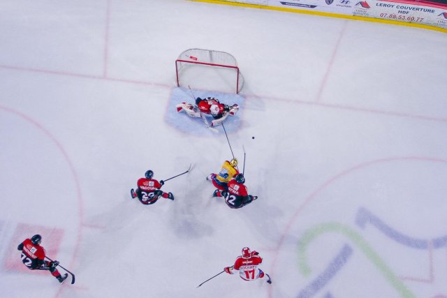 Photo hockey match Amiens  - Grenoble  le 19/03/2025