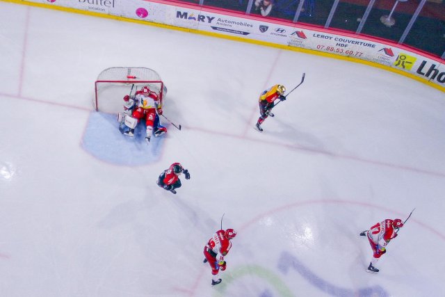 Photo hockey match Amiens  - Grenoble  le 19/03/2025
