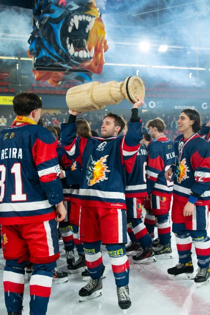 Photo hockey reportage Les U20 Grenoblois champions de France!