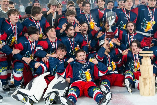 Photo hockey reportage Les U20 Grenoblois champions de France!
