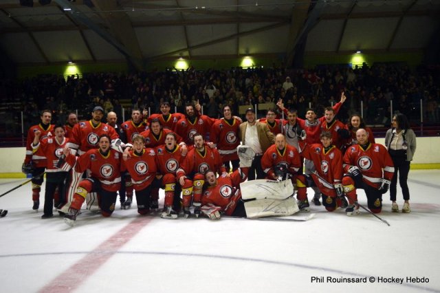 Photo hockey match Besançon - Caen II le 22/03/2025