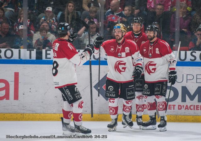 Photo hockey match Grenoble  - Amiens  le 22/03/2025