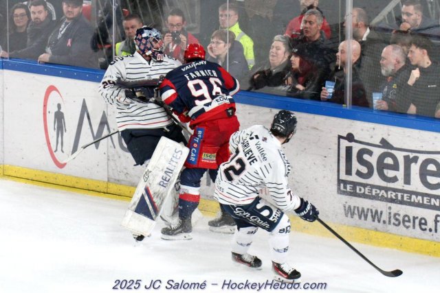 Photo hockey match Grenoble  - Angers  le 28/03/2025