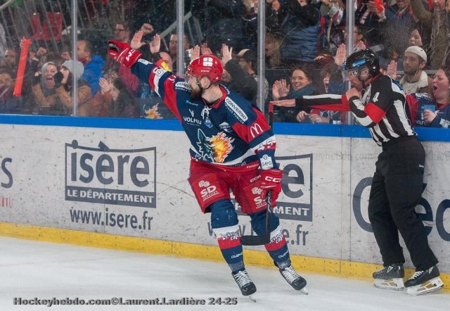 Photo hockey match Grenoble  - Angers  le 29/03/2025