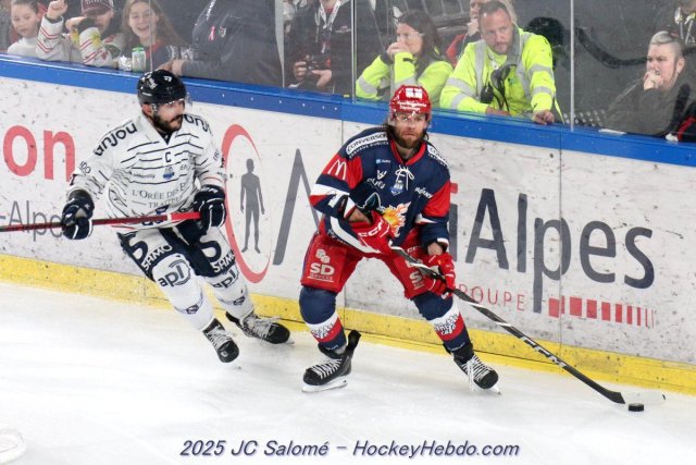 Photo hockey match Grenoble  - Angers  le 05/04/2025