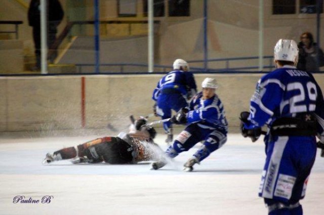 Photo hockey match Reims - Bordeaux le 14/11/2009